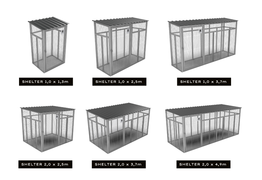 Le shelter photovoltaïque aux tailles modulables